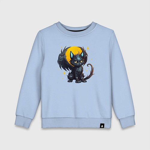 Детский свитшот Cat dragon / Мягкое небо – фото 1