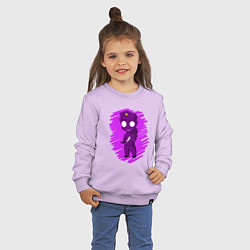 Свитшот хлопковый детский Фиолетовый человек, цвет: лаванда — фото 2