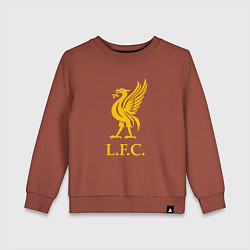 Свитшот хлопковый детский Liverpool sport fc, цвет: кирпичный