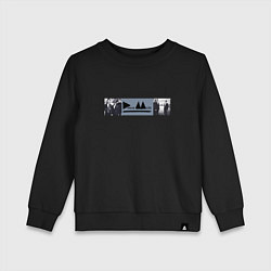 Свитшот хлопковый детский Depeche Mode - Delta Machine merch, цвет: черный