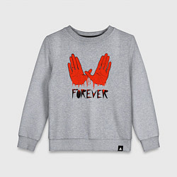 Свитшот хлопковый детский Wu forever, цвет: меланж