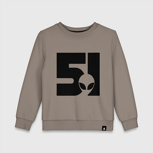 Детский свитшот Area 51 / Утренний латте – фото 1