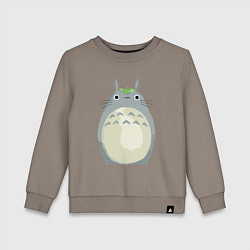 Свитшот хлопковый детский Neighbor Totoro, цвет: утренний латте