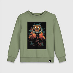 Детский свитшот Боевой тигр Муай Тай