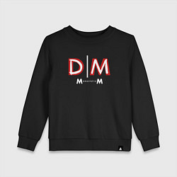 Свитшот хлопковый детский Depeche Mode - Memento Mori logo new, цвет: черный