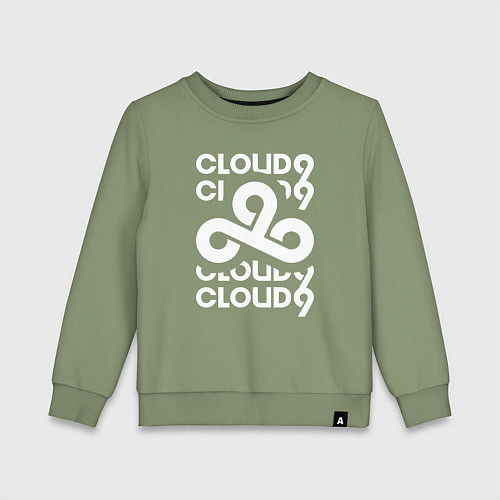 Детский свитшот Cloud9 - in logo / Авокадо – фото 1