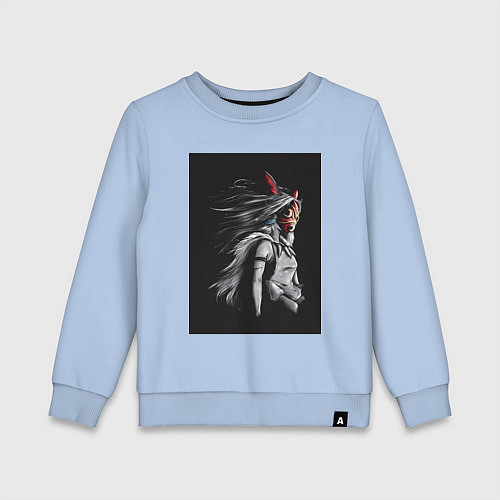 Детский свитшот Принцесса Мононоке Сан / Мягкое небо – фото 1