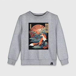 Детский свитшот Лиса в японском стиле