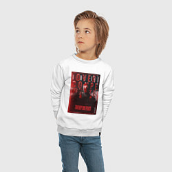 Свитшот хлопковый детский В маске - Twenty one pilots, цвет: белый — фото 2