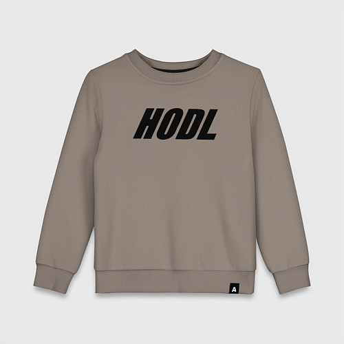 Детский свитшот HODL / Утренний латте – фото 1