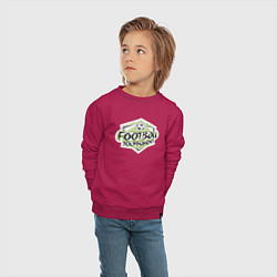 Свитшот хлопковый детский Футбольный турнир, цвет: маджента — фото 2