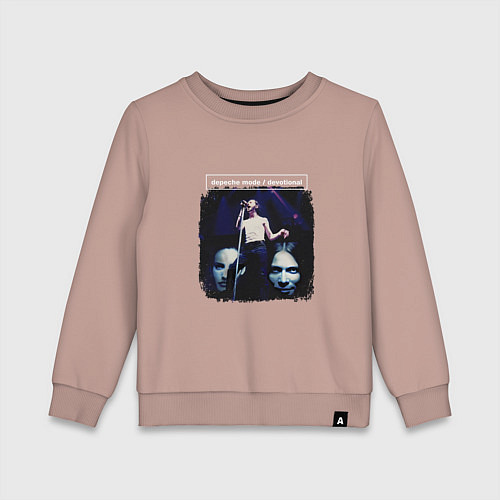 Детский свитшот Depeche Mode - Devotional in your room / Пыльно-розовый – фото 1