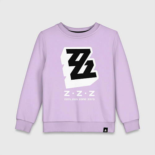 Детский свитшот Zenless zone zero лого / Лаванда – фото 1