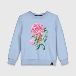Детский свитшот Ветка пионов