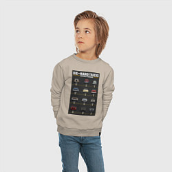 Свитшот хлопковый детский Chevrolet Suburban, цвет: миндальный — фото 2