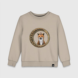 Детский свитшот Стимпанк лис в рамке