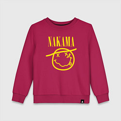 Свитшот хлопковый детский One piece - monkey d luffy by anet-garol, цвет: маджента