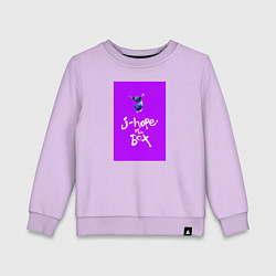 Свитшот хлопковый детский J-hope in the box - K-pop, цвет: лаванда