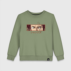 Свитшот хлопковый детский One Piece Shanks, цвет: авокадо