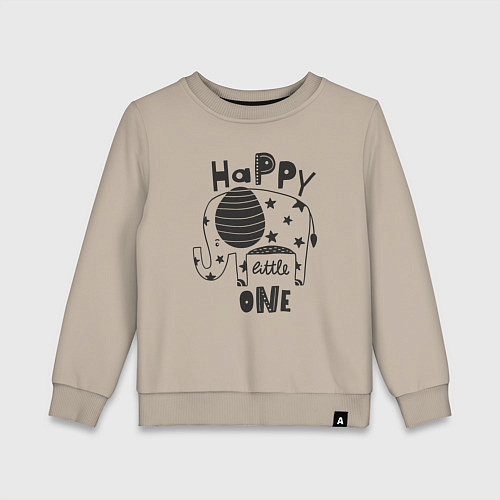 Детский свитшот Счастливый малыш / Миндальный – фото 1