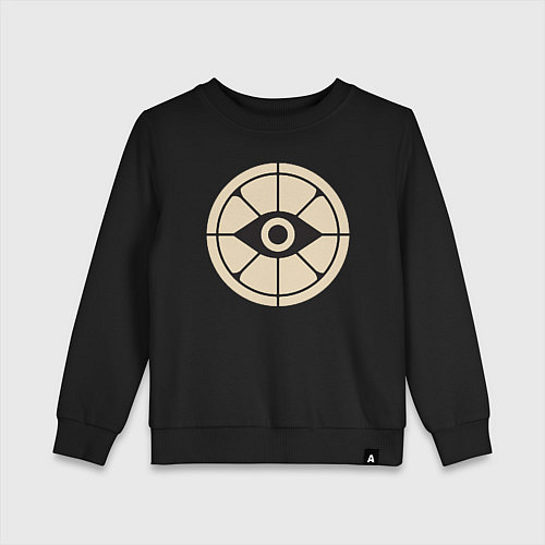 Детский свитшот Глаз в прицеле deadlock / Черный – фото 1