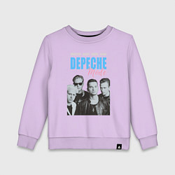 Свитшот хлопковый детский Depeche Mode Vintage, цвет: лаванда