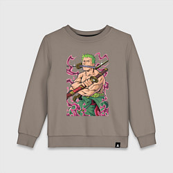 Детский свитшот Ван-пис Зоро пират