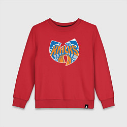 Свитшот хлопковый детский Wu-tang knicks, цвет: красный