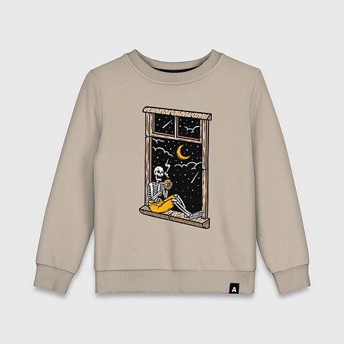 Детский свитшот Ночной мечтатель / Миндальный – фото 1