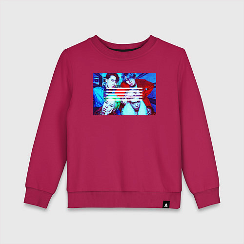 Детский свитшот Big Bang в ярких образах K-pop / Маджента – фото 1