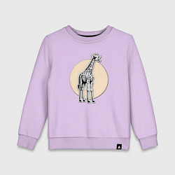 Детский свитшот Круг жираф