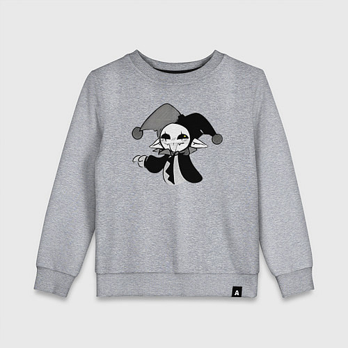 Детский свитшот Мультяшный клоун / Меланж – фото 1