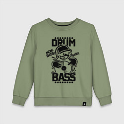 Детский свитшот Drum n Bass: More Bass