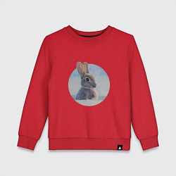 Детский свитшот Зимний зайка