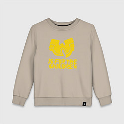 Свитшот хлопковый детский Wu-Tang для детей, цвет: миндальный
