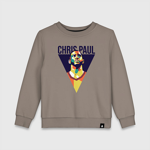 Детский свитшот Крис Пол / Утренний латте – фото 1