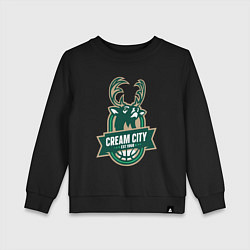 Детский свитшот Milwaukee Bucks cream city