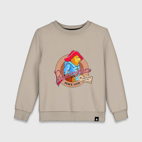 Детский свитшот Paddington Bear / Миндальный – фото 1