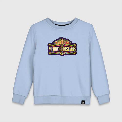 Детский свитшот Счастливого рождества / Мягкое небо – фото 1