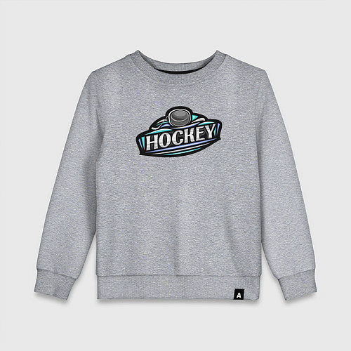 Детский свитшот Hockey sport / Меланж – фото 1