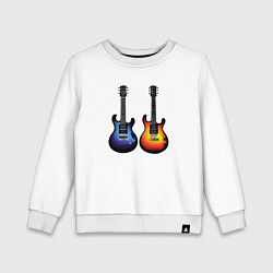 Детский свитшот Яркие гитары