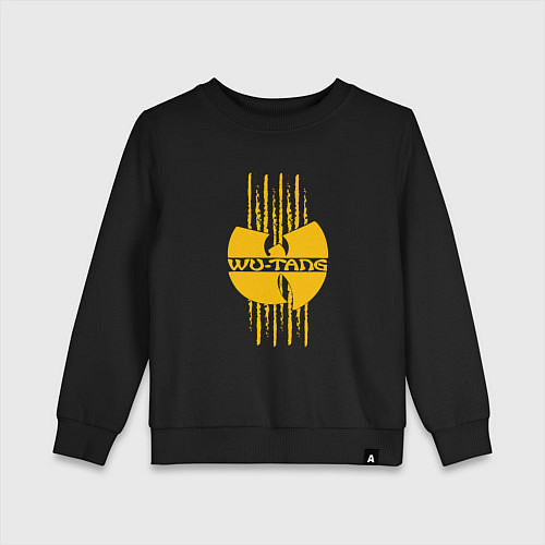 Детский свитшот Wu-Tang tiger style / Черный – фото 1