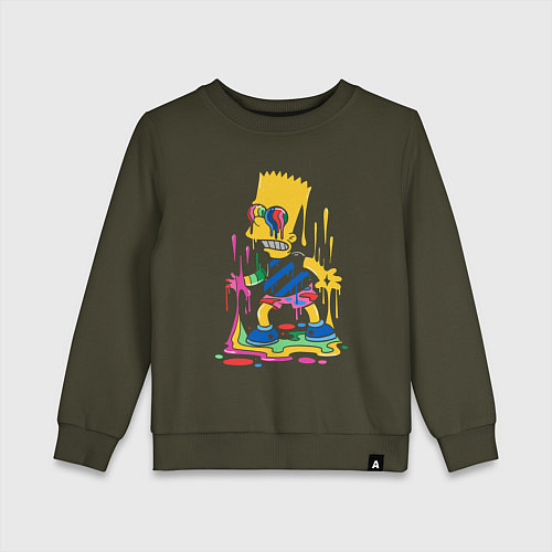 Детский свитшот Color Bart / Хаки – фото 1
