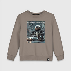 Детский свитшот My neighbor Venom-Totoro