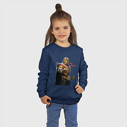 Свитшот хлопковый детский Adam Warlock, цвет: тёмно-синий — фото 2