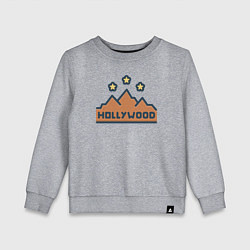 Свитшот хлопковый детский Hollywood stars, цвет: меланж