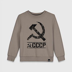 Детский свитшот Серп и молот черный