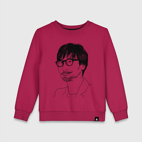 Детский свитшот Хидэо Кодзима / Маджента – фото 1