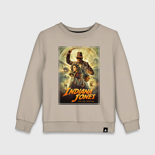 Детский свитшот Indiana Jones and the dial of destiny / Миндальный – фото 1