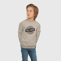 Свитшот хлопковый детский Hollywood vibe, цвет: миндальный — фото 2